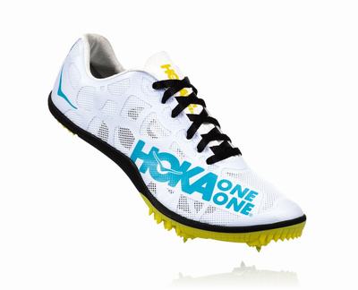 Hoka One One Men's Rocket MD Spikes Black/Blue (HO1584) Australia